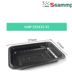 KHAY NHỰA GSP-235155-35 MÀU ĐEN