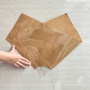 Túi Gói Hoa Kraft Nâu 35x35cm 35mic – Thiết Kế Có Lỗ Luồn Cuống Hoa, Gói Hoa Chuyên Nghiệp