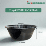 Tray-GPS R138-55 Black– 480ml