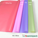 Giấy Lót Gói Hoa Hàn Quốc 50*60 cm - 2 Mặt Không Thấm Nước Gói Hoa, Gói Quà,Trang Trí Lẵng Hoa