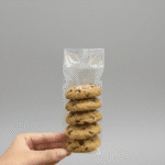 Túi Đựng Bánh Kẹo, Túi Cookie Trong Suốt Hàn Nhiệt, Kích Thước (7cm +1.5cm) x (h)21cm
