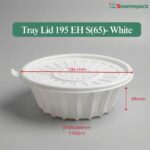 Tray Lid 195 EH S(65)- White
