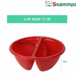 KHAY TRÒN GSP R-208-75-2P MÀU ĐỎ