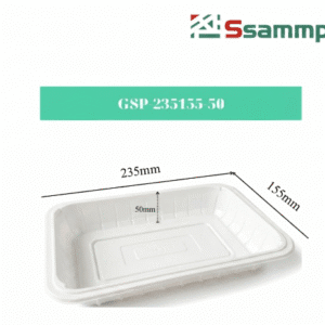 KHAY NHỰA GSP-235155-50 MÀU TRẮNG