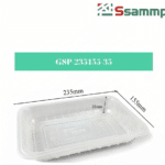 KHAY NHỰA GSP-235155-35 MÀU TRẮNG TRONG SUỐT