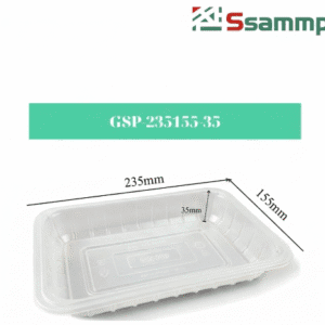 KHAY NHỰA GSP-235155-35 MÀU TRẮNG TRONG SUỐT