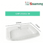 KHAY NHỰA GSP-235155-50 MÀU TRẮNG TRONG SUỐT