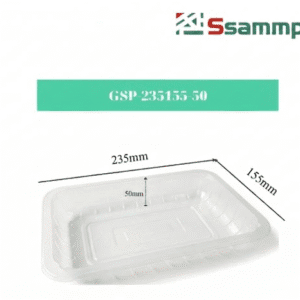 KHAY NHỰA GSP-235155-50 MÀU TRẮNG TRONG SUỐT