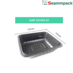 KHAY NHỰA GSP-235195-65 MÀU ĐEN