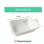 KHAY NHỰA GSP-235195-65 MÀU TRẮNG