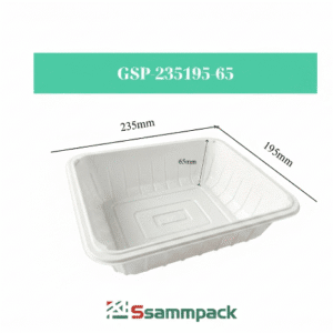 KHAY NHỰA GSP-235195-65 MÀU TRẮNG
